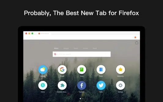 معرفی بهترین و کاربردی ترین افزونه های فایرفاکس بخش اول • Infinity New Tab