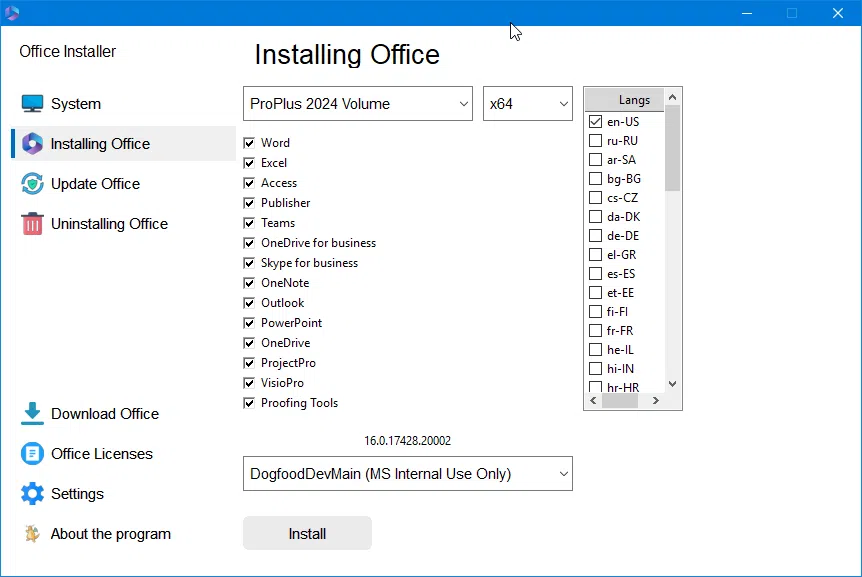 مجموعه فعال سازی های آفیس و ویندوز • Office Installer